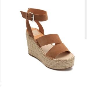 Dolce Vita Shayla Espadrille Wedge Sandal, Cognac